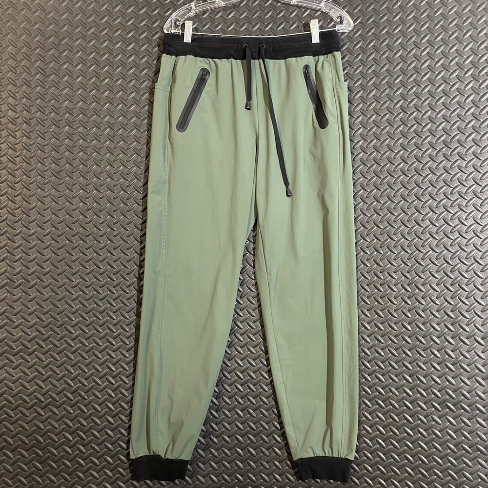 Blanc Noir Green Joggers Activewear Athleisure Pants Women's Size Medium